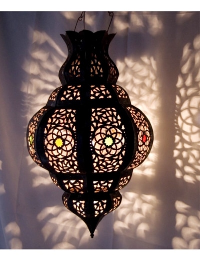 lámpara marroquí tradicional