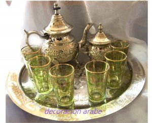 Tetera marroqui para 6 vasos - diseño sultan - Kenta Artesanía Marroquí