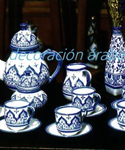 Juego de té marroquí mediano Zagora - Artesanía Árabe