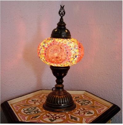lampara turquia mesa