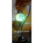 Lámpara turca de cristal de murano, verde