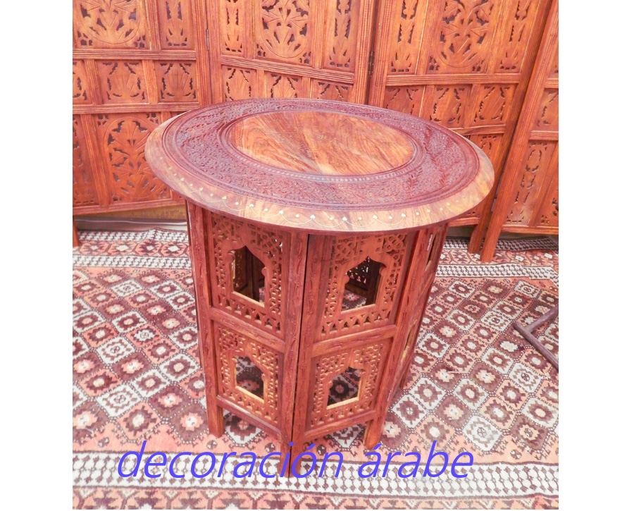 mesa india madera teka
