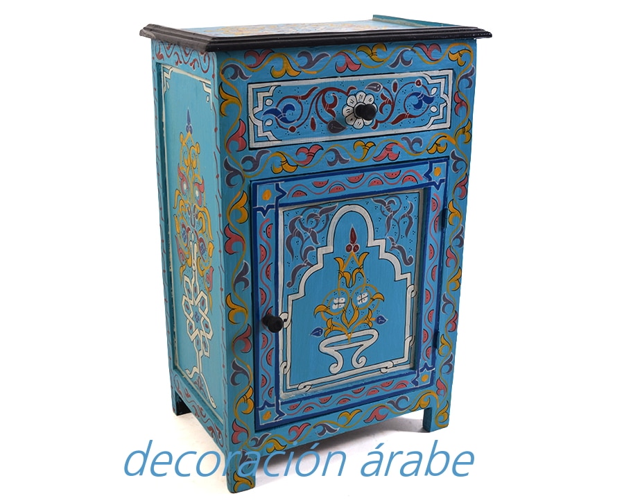 mesa marroquí madera