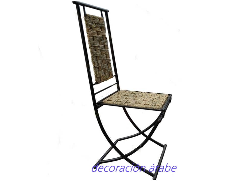 silla forja marroquí