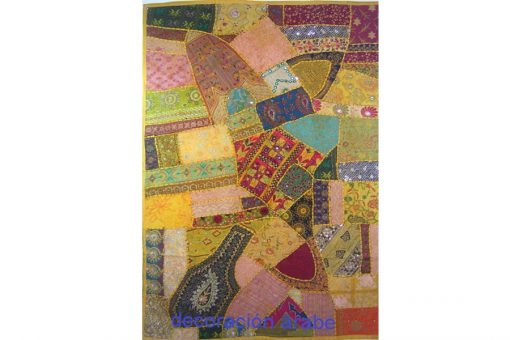 tapiz india pared patchwork