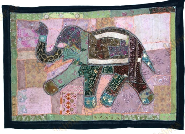 tapiz hindú elefantes