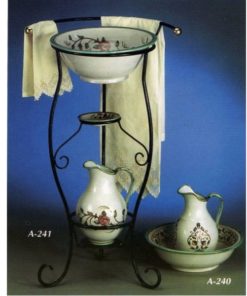 palancana y jarrón cerámica andaluza
