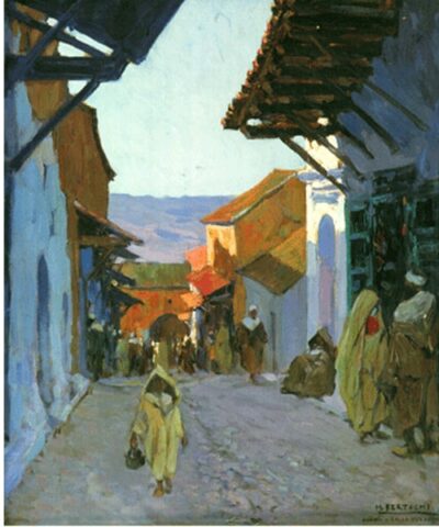pintura de Marruecos