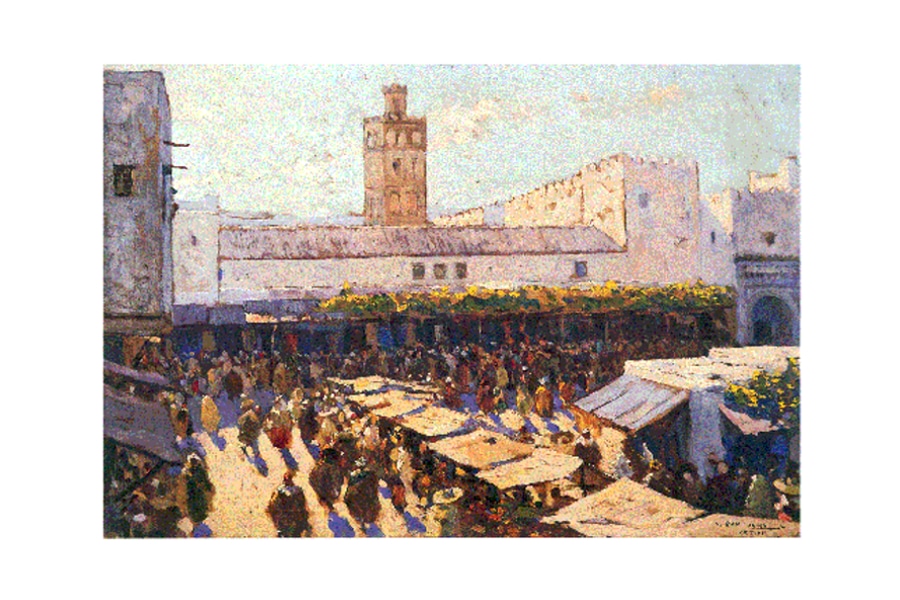 pintura de Mariano Bertuchi, Marruecos