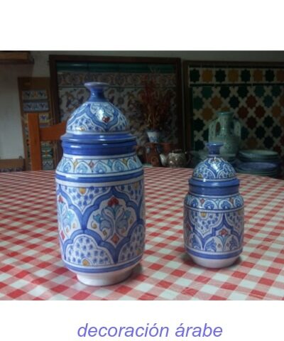 albarelos cerámica andaluza árabe