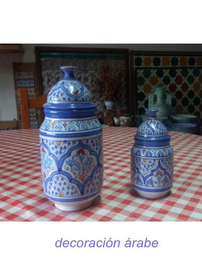 albarelos cerámica andaluza árabe