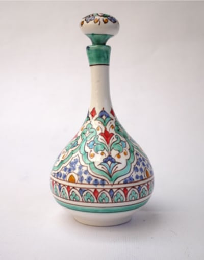 botella cerámica andaluza andalusí