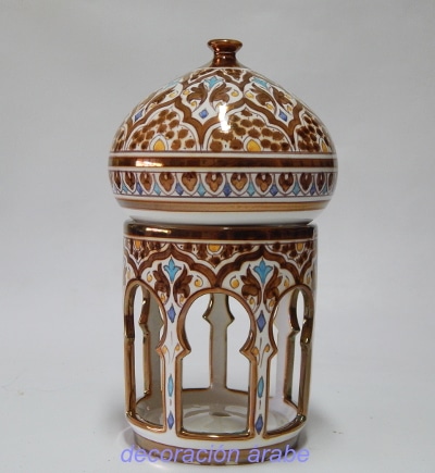 lámpara cerámica nzarí andaluza