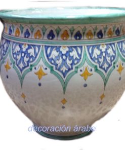 macetero cerámica andaluza árabe