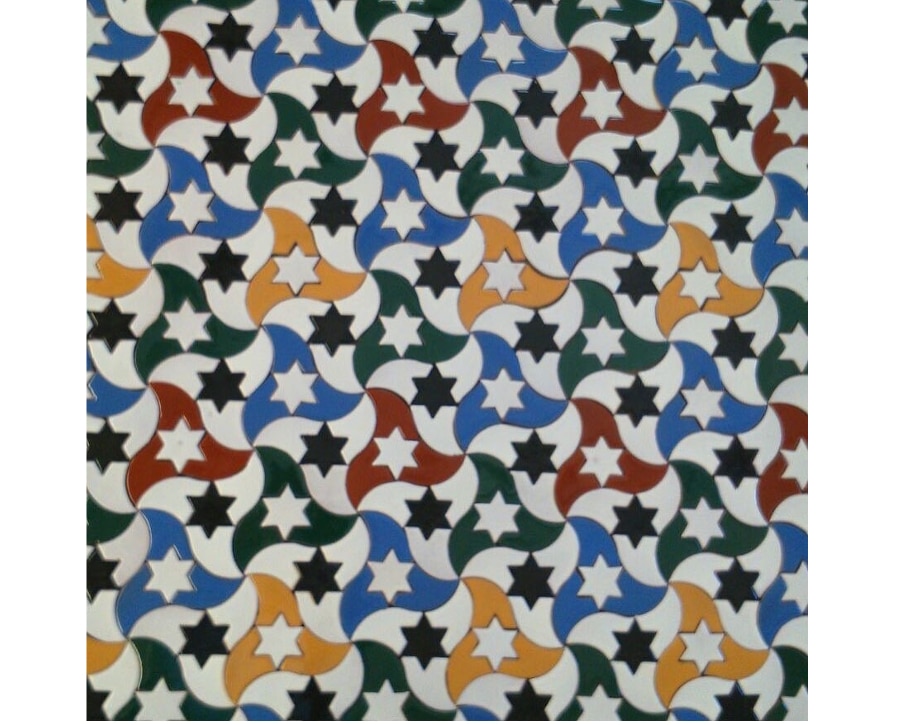 mosaico cerámica nazarí Capricho