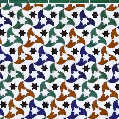 Nasrid mosaic Alhambra, Capricho model