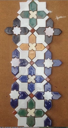 mosaico árabe nazarí Añhambra