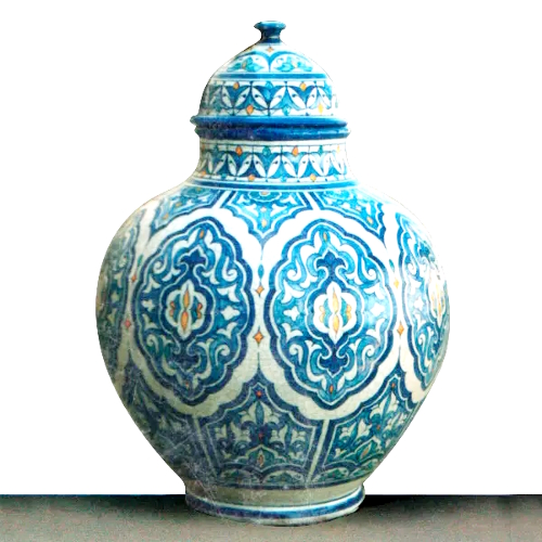 tibor azul comares cerámica andaluza árabe