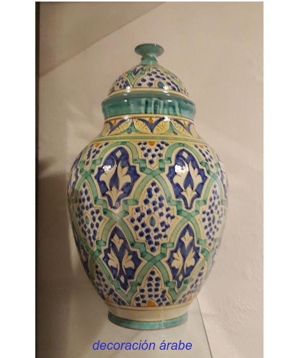 tibor cerámica andaluza árabe