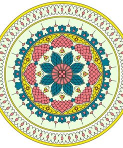 dibujo floral azulejos musulmanes