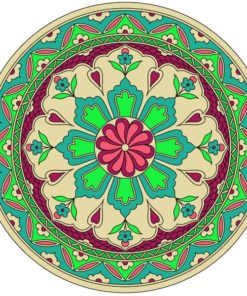 Mandala de geometría sagrada Islámica 4