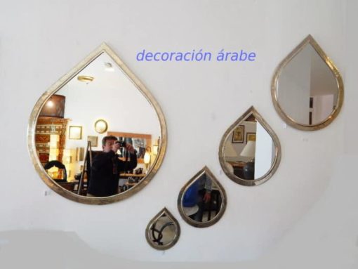 Espejos marroquí latón