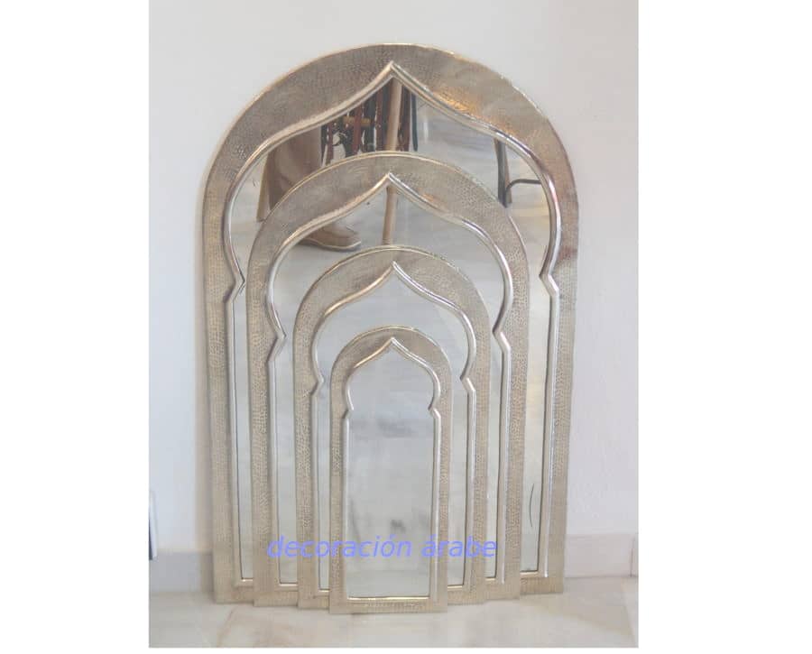 Espejos árabes latón cincelado
