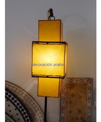 lámpara oriental shinto amarilla