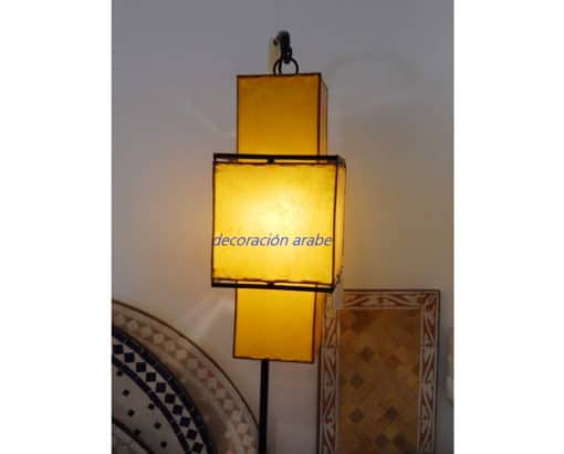 lámpara oriental shinto amarilla