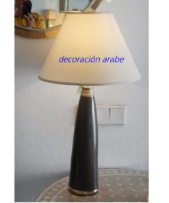 lámpara marroquí de mesa