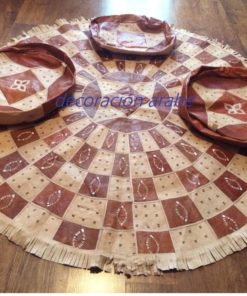 alfombra cuero africana