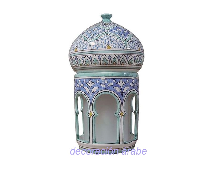 lámpara cerámica andaluza árabe