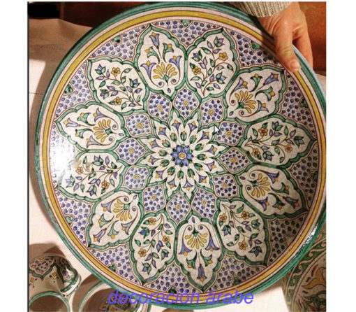 plato cerámica árabe andaluza