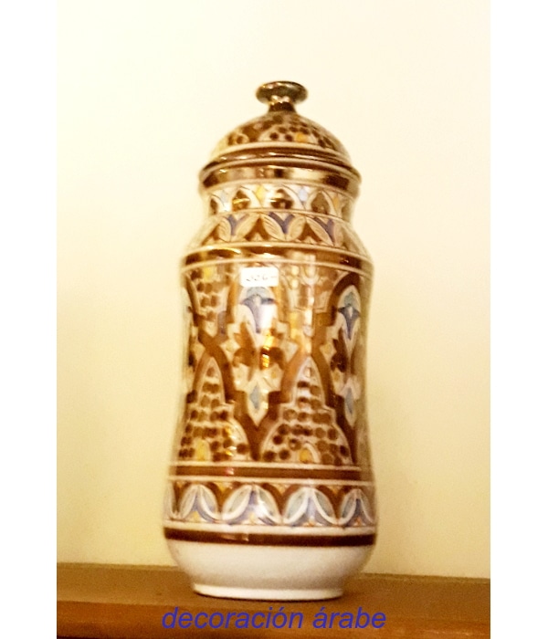 albarelo cerámica andaluza nazarí