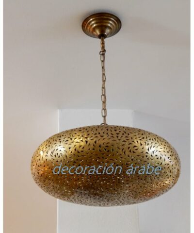 lampara marroquí cobre Ovalo