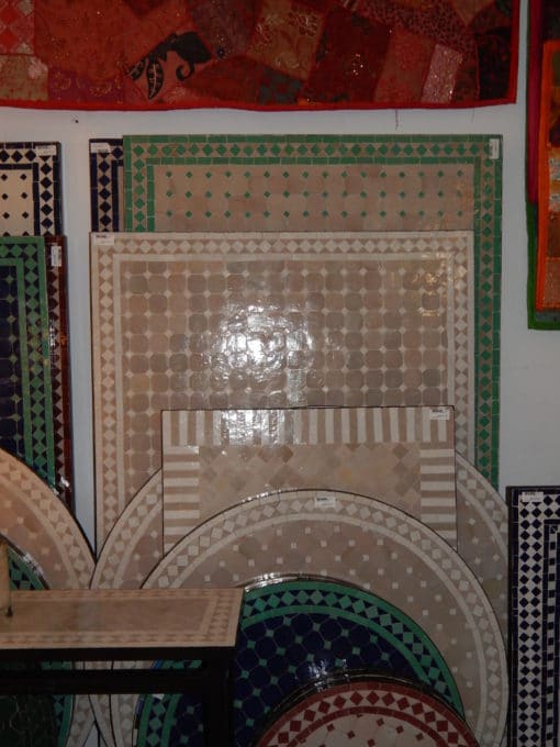 mesa marroquí rectangular