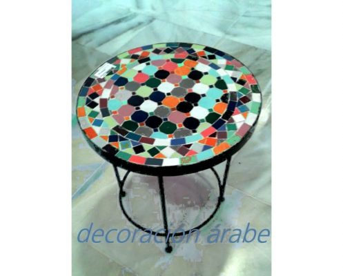 mesa exterior mosaico