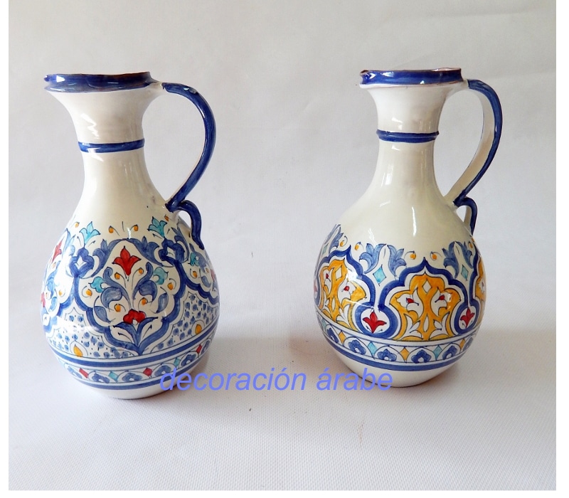 cerámica andaluza árabe aceitera