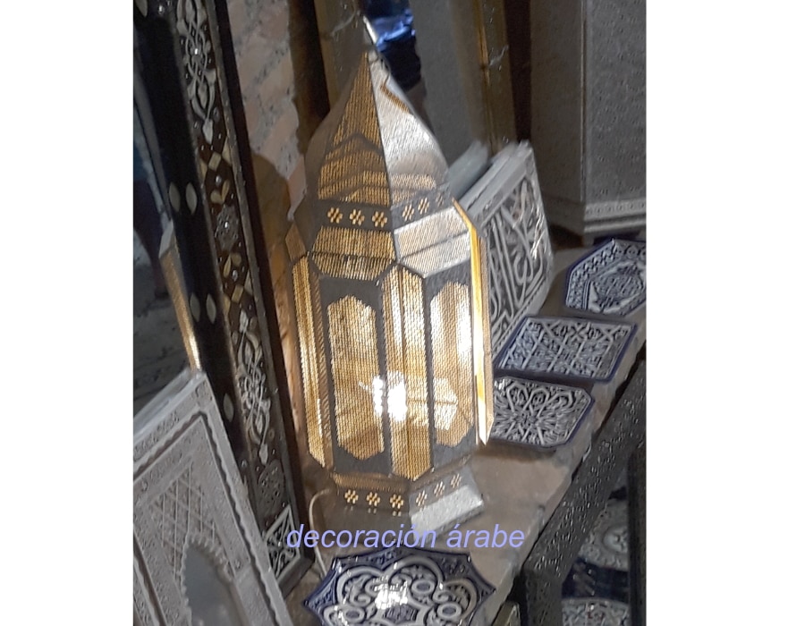 lámpara árabe Mandala india