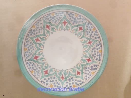 plato cerámica árabe andalusí