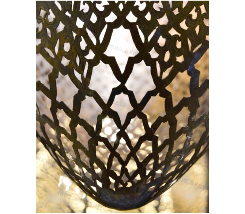 lámpara bronce detalle