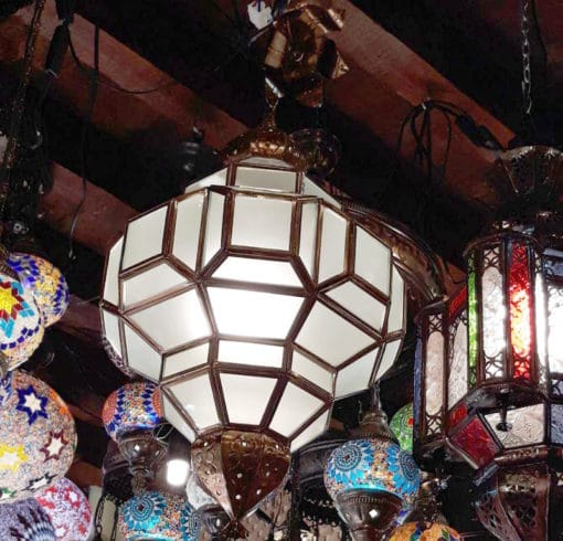 lámpara colgante árabe