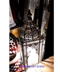 lámpara de india mesa jardín