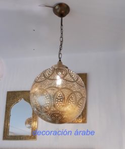 lampara árabe latón
