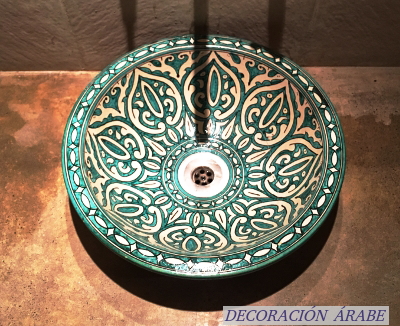 lavabo árabe cerámica ìntada