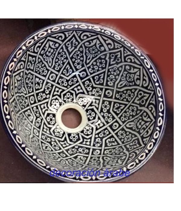 lavabo cerámica artesanal marroquí