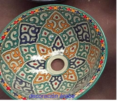 lavabo cerámica marroquí