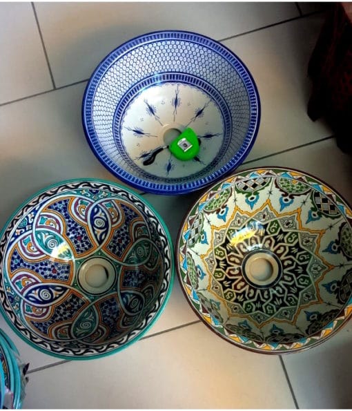lavabos de cerámica árabe