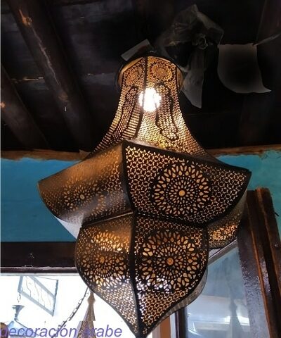 lámpara techo india colonial