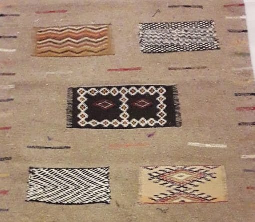 alfombra marroquí detalle